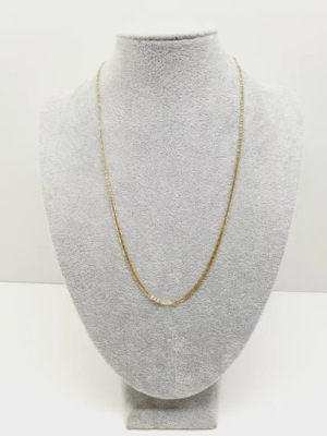 PIĘKNY ZŁOTY ŁAŃCUSZEK PR:585 45 CM