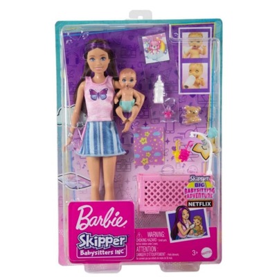 Barbie Skipper Zestaw opiekunka