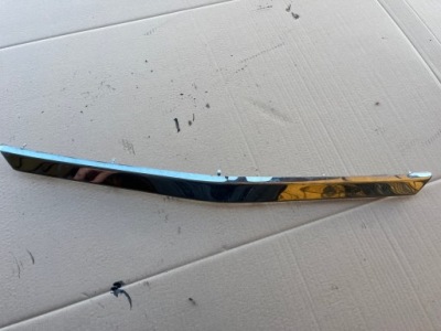 Молдинг бампера передняя накладка хром dacia logan mcv 2004-2008 фото №1