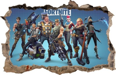 NÁLEPKY NA STENU FORTNITE 108 100x65 cm