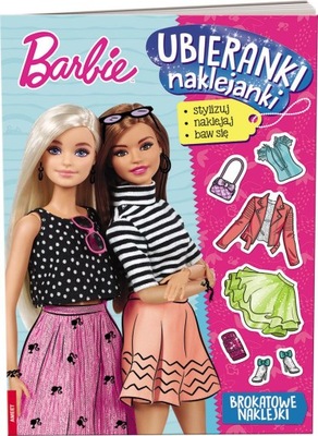 Barbie Ubieranki, naklejanki