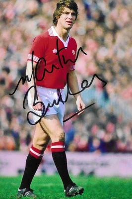 Autograf Martin Buchan, Manchester United