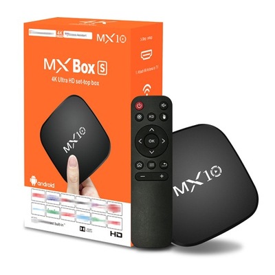 MX10 SET-TOP Box Android 10 TV Box 4K HD WIFI Player TV Box