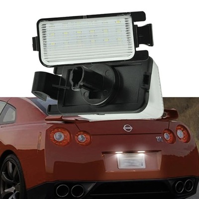 FOR NISSAN VERSA LIVINA BIUSTONOSZ GT-R CUBE INFINITI G35 G37 LIGHTING PLATES REJESTRACYJNEJ  