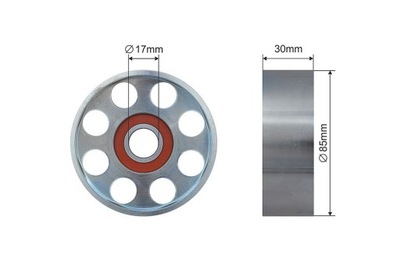 Nty rnk-lr-014 ролик натяжителя, ремень клиновой многоручьевой фото №1