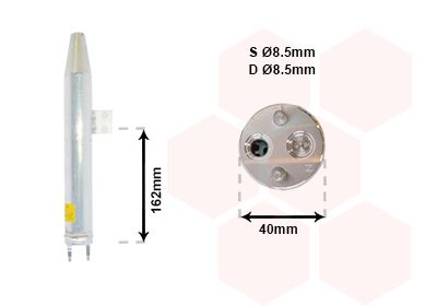 VAN WEZEL ОСУШИТЕЛЬ КОНДИЦИОНЕР 8300D165
