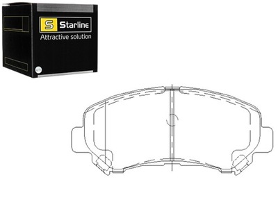 ZAPATAS DE FRENADO PARTE DELANTERA KIA CARNIVAL SEDONA JUEGO STARLINE  