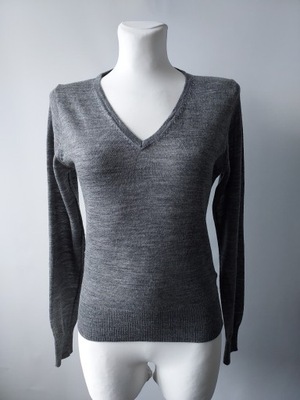 H&M sweter 100% merynos merino XS