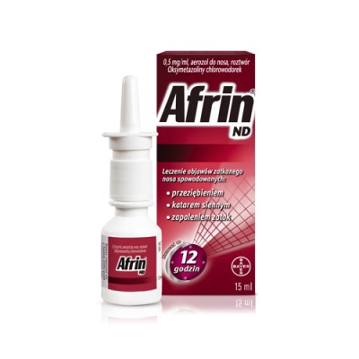 Afrin ND aerozol do nosa 0,5mg/ml - 15ml