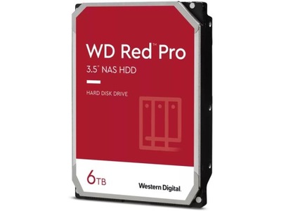 Dysk WD Red Pro 6TB 3.5" SATA III HDD