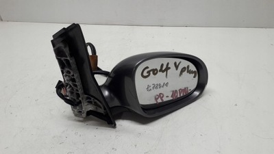 Vw golf 5 v plus зеркало правое 10pin фото №1