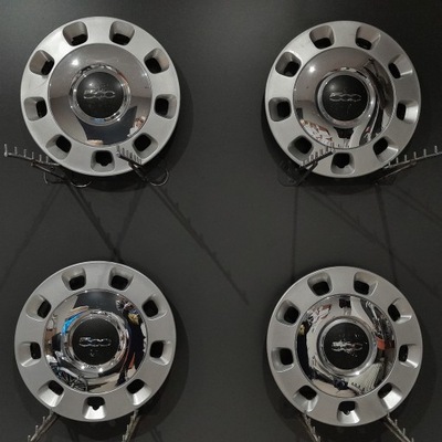 4 PIEZAS TAPACUBOS 14 FIAT 500 CON (K2073-22)  