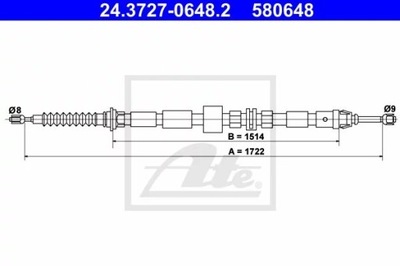 ATE 24.3727-0648.2 CIEGLO, HAMULEC AUTÓNOMO  