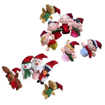 Zabawki Świętego Mikołaja Marionetki-Zwierzęt