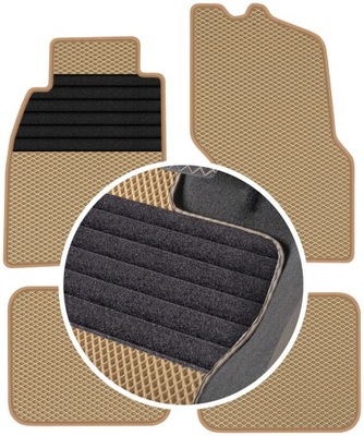 MITSUBISHI CARISMA 1995-2004 ALFOMBRILLAS GOMA EVA ETERNITY COLOR BEIGE  