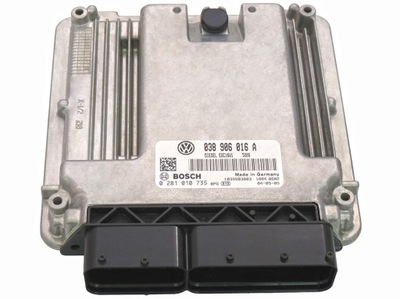 KOMPIUTERIS ECU VW T5 1.9 TDI 038906016A 0281010735 