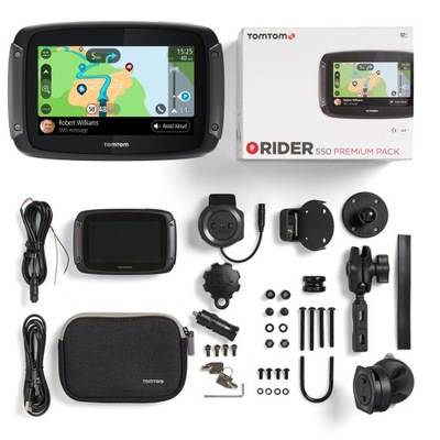 NAVEGACIÓN MOTOCICLETA TOMTOM RIDER 550 PREMIUM PACK 4,3 