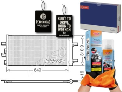 Конденсатор кондиционера mini f55 f56 f57 clubman f54 1 #petrolhead pro+ kit9 фото №1