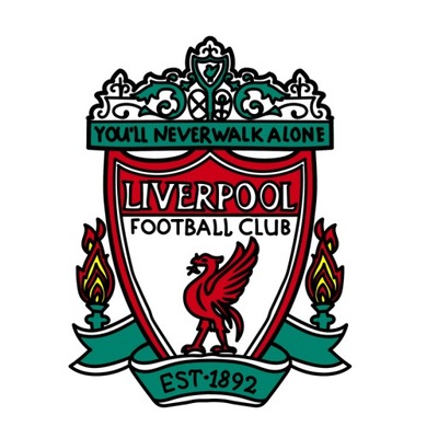 Naprasowanka Liverpool FC football club piłka