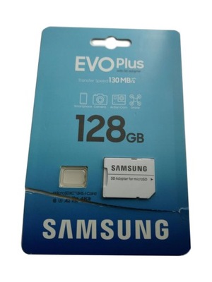 Adaptery SAMSUNG od kart microSD EVO Plus 128GB