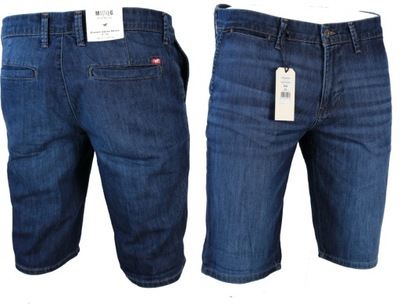 MUSTANG CLASSIC CHINO Z SPODENKI KRÓTKIE JEANSOWE SHORTS_ W36