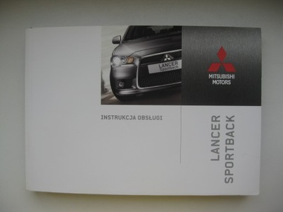 MITSUBISHI LANCER SPORTBACK 2009-2017 POLSKA MANUAL MANTENIMIENTO ORIGINAL  