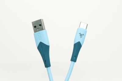 Kabel 2A USB-A do USB-C - Niebieski - 1M - The Leshy