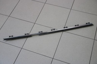 Bmw e39 молдинг ущільнювач внутрішня двері правий задній хром 8185818 фото №1