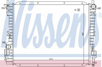 РАДИАТОР ВОДЫ NISSENS 69222