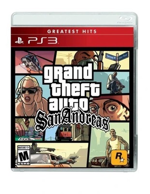 GRAND THEFT AUTO / GTA SAN ANDREAS PS3 / NA PŁYCIE GRA PREZENT