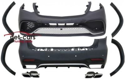 Бампер перед задня kit mercedes x166 gls 16- 63 amg фото №1