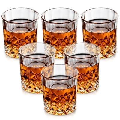 Ecarla Zestaw szklanek do whisky, soku, napojów 6szt. 227ml