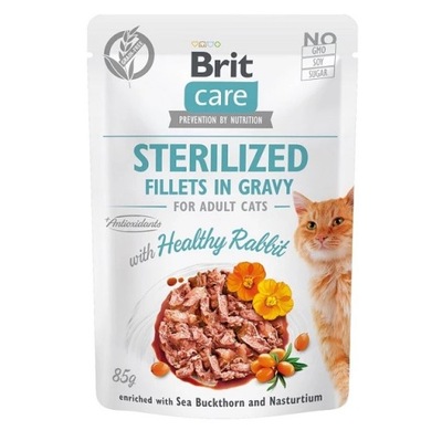 Brit Care Cat FG Sterilized Rabbit 85g