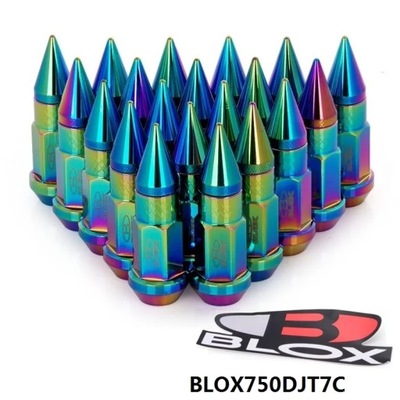 BLOX WHEEL NUTS 50MM EXTENDED TIUNERIS WHEEL LUG NUTS WITH SPIKE FOR ~22806 