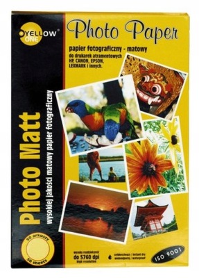 Papier fotograficzny A4 140g matowy 4M140 50 ark.