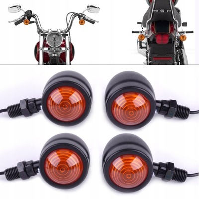 4 PIEZAS LUZ DIRECCIONAL LÁMPARA KONTROLNA PARA HARLEY YAMAHA  