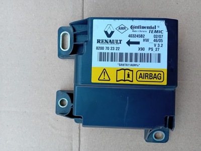 Модуль датчик air bag dacia logan i mcv 8200702322 фото №1