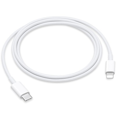 Kabel Apple USB typ C - Apple Lightning 1 m biały