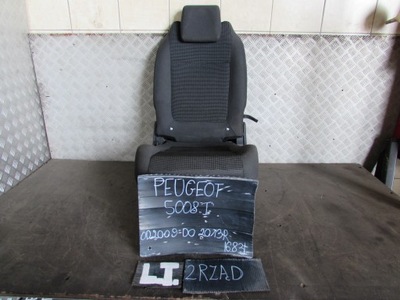 Сидіння лівий задня 2 ряд peugeot 5008 09-13r фото №1