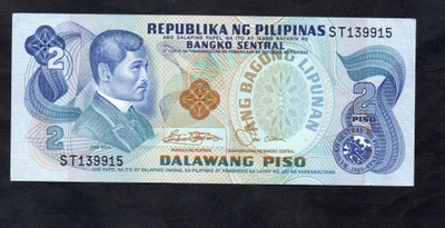 Banknot FILIPINY -- 2 PISO -- 1978 rok