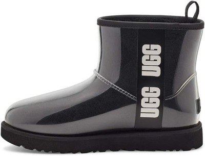 UGG CLASSIC CLEAR MINI - Kalosze damskie 36 EU Czarny