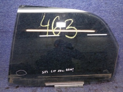 Стекло боковая fiat sedici sx4 10r. левая задняя as3 фото №1