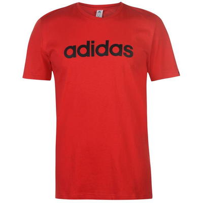 koszulka męska czerwona Adidas Linear Logo r. XL