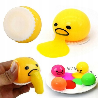 Wymiotująca zabawka do dekompresji żółtka jaja