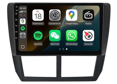 SUBARU IMPREZA FORESTER RADIO NAWIGACJA ANDROID CARPLAY