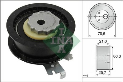 РОЛИК РЕМНЯ ГРМ VW GOLF 1,2-1,4 TFSI 531088210