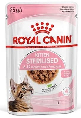 ROYAL CANIN KITTEN STERILISED KARMA MOKRA W SOSIE