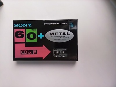 SONY CDix IV Metal 60 1991r Japan 1szt.