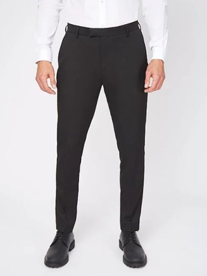 George Eleganckie spodnie męskie czarne W32 L31