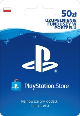 PlayStation Store cyfrowa Europa / Polska 50 zł